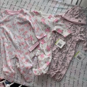 3-6 month footed pajamas NWT